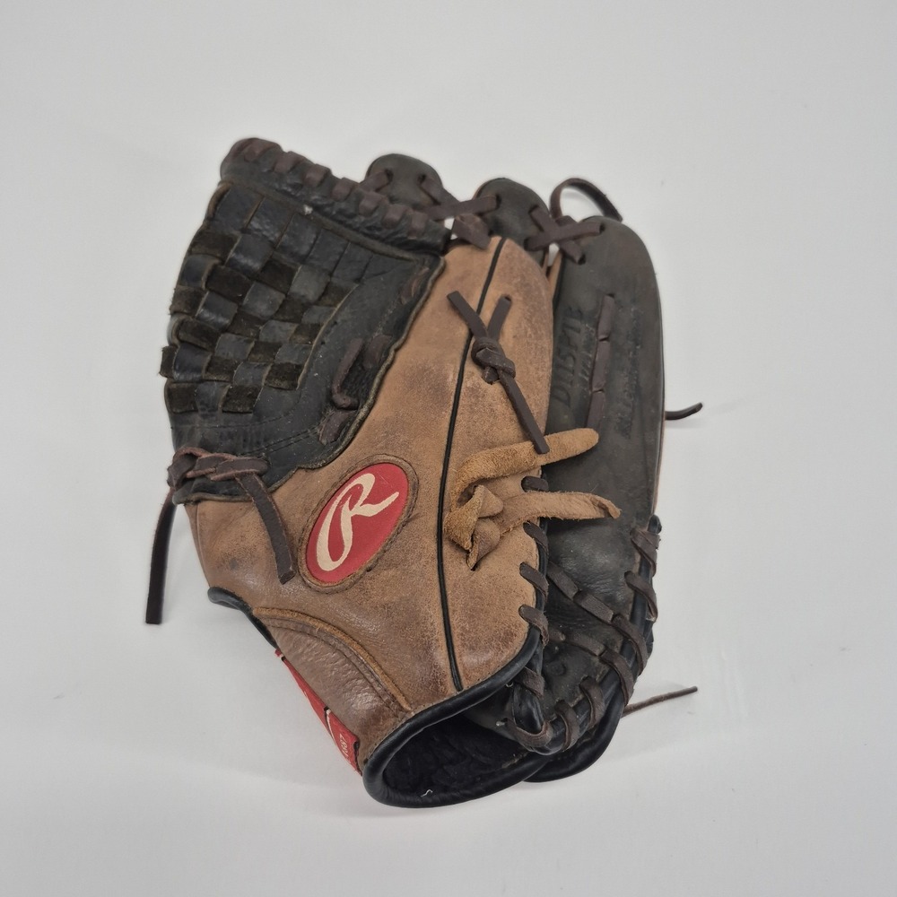 RAWLINGS D115PTB Premium Series Baseball Mitt Glove Leather RHT 11.5 in Youth